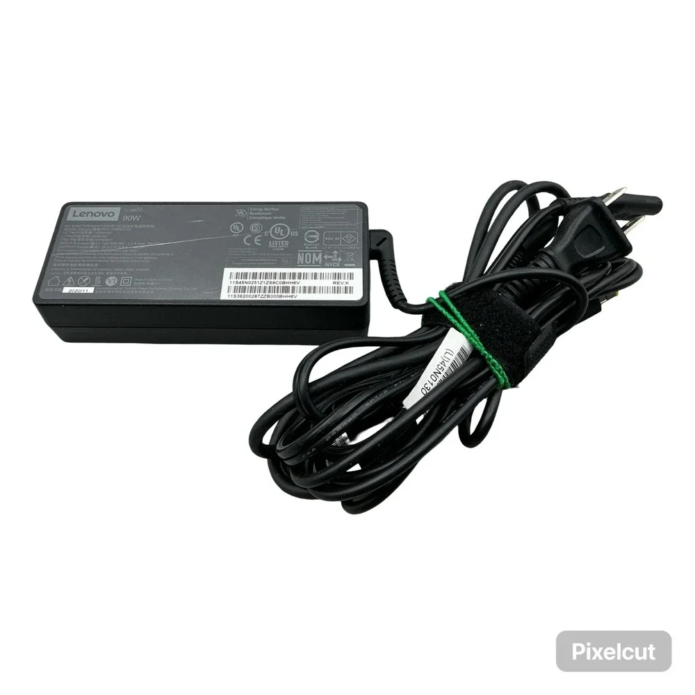 Lenovo 90W AC Laptop Adapter ADLX90NCC2A Slim Tip Power Cord 45N0483 20V 4.5A